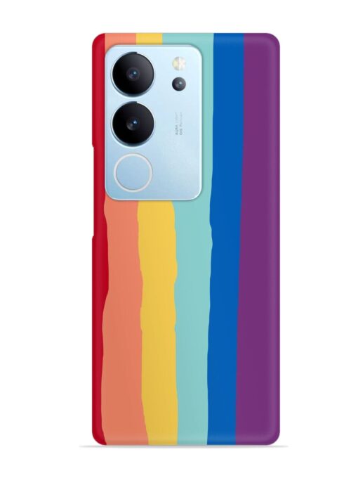 Rainbow Genuine Liquid Snap Case for Vivo V29 (5G)