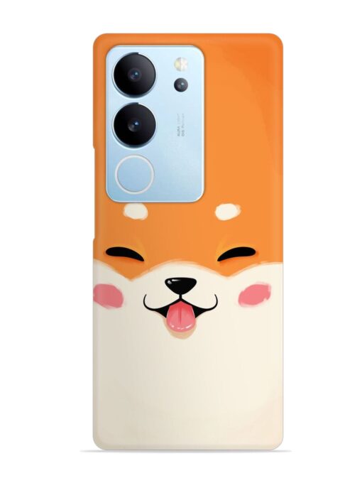 Happy Cat Art Snap Case for Vivo V29 (5G) Zapvi