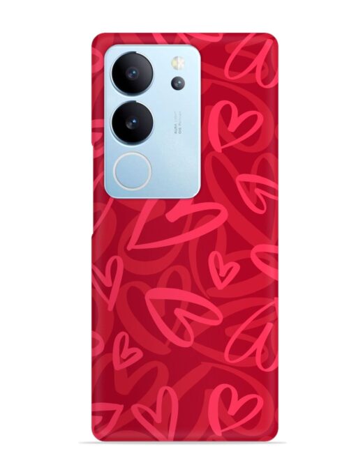 Seamless Romantic Pattern Snap Case for Vivo V29 (5G) Zapvi