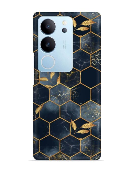 Marble Hexagon Seamless Snap Case for Vivo V29 (5G) Zapvi