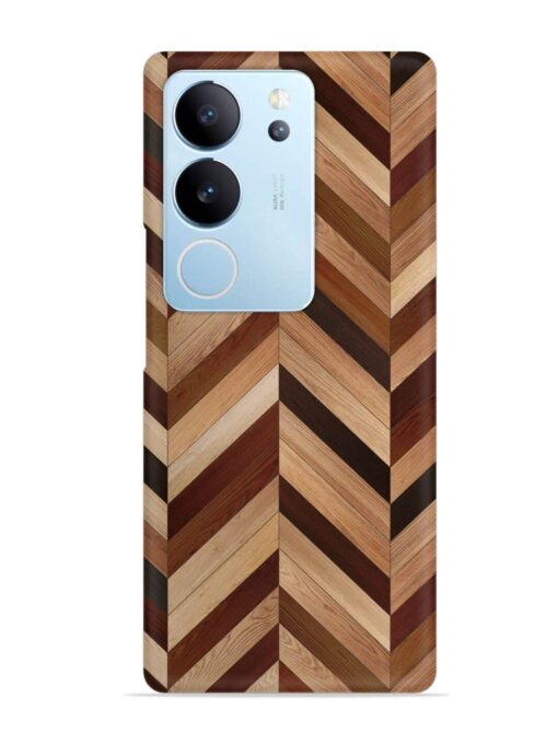 Seamless Wood Parquet Snap Case for Vivo V29 (5G)