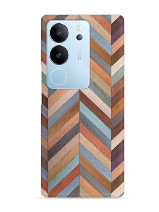 Seamless Wood Parquet Snap Case for Vivo V29 (5G)