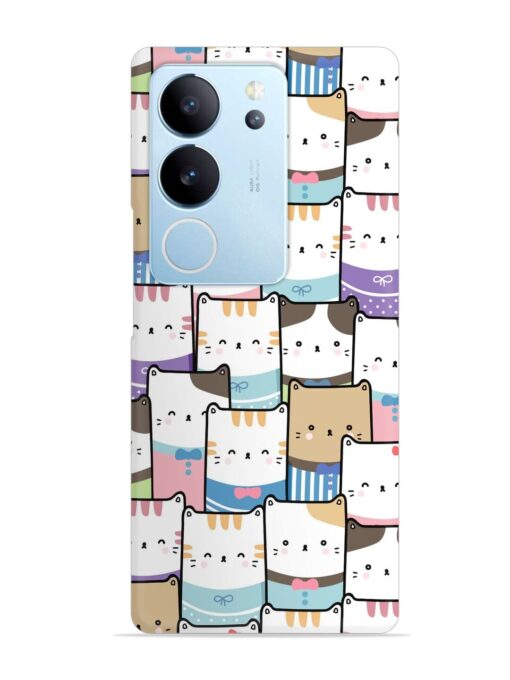 Cute Adorable Cat Snap Case for Vivo V29 (5G)