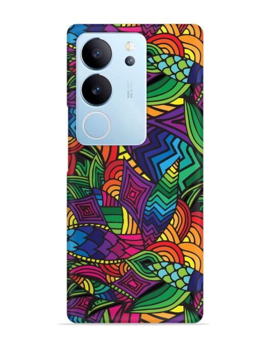 Abstract Multicolor Seamless Snap Case for Vivo V29 (5G) Zapvi