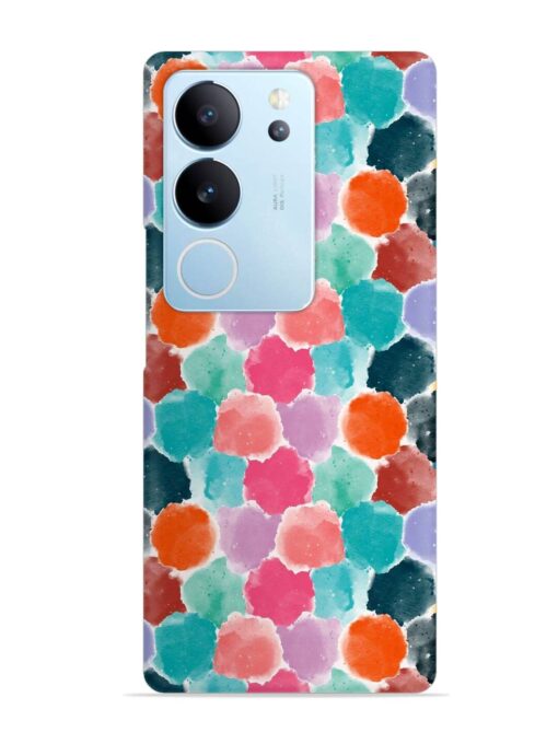 Colorful Seamless Pattern Snap Case for Vivo V29 (5G) Zapvi