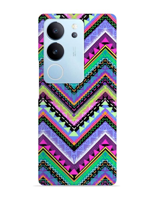 Tribal Aztec Print Snap Case for Vivo V29 (5G) Zapvi