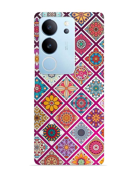 Seamless Tile Pattern Snap Case for Vivo V29 (5G) Zapvi