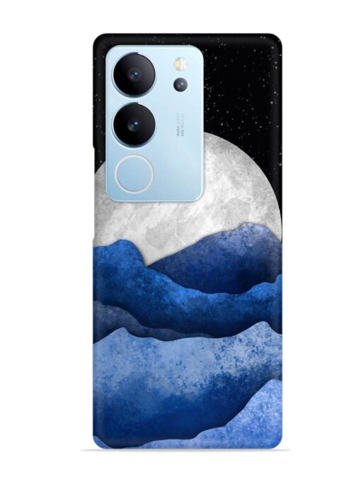 Full Moon Mountain Vector Snap Case for Vivo V29 (5G)