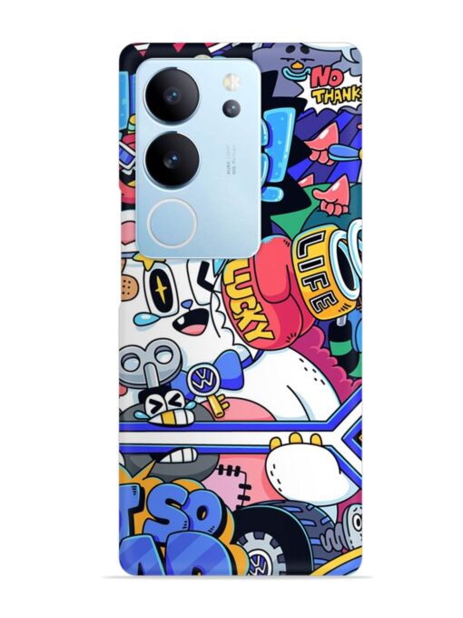 Universal Doodle Snap Case for Vivo V29 (5G) Zapvi