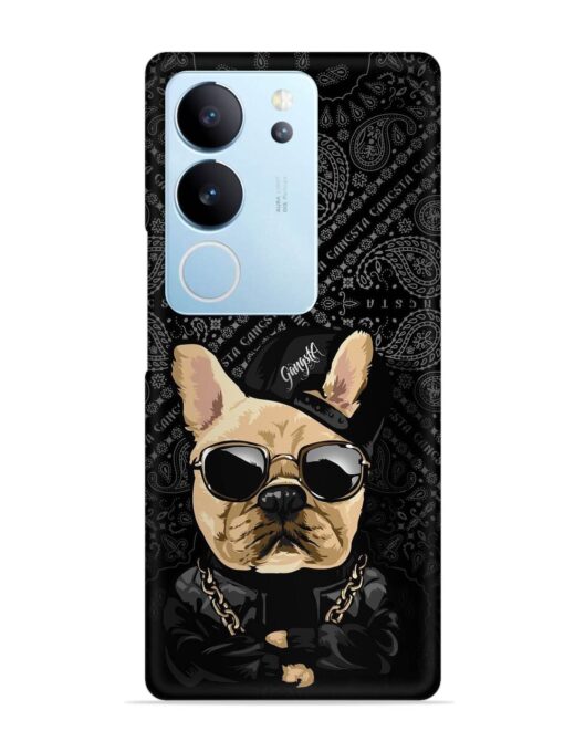 Gangsta Cool Sunglasses Dog Snap Case for Vivo V29 (5G)