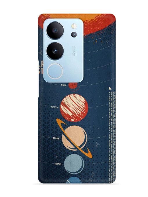 Solar System Vector Snap Case for Vivo V29 (5G)