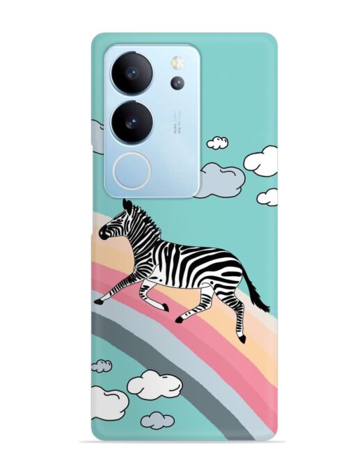 Running Zebra Snap Case for Vivo V29 (5G) Zapvi