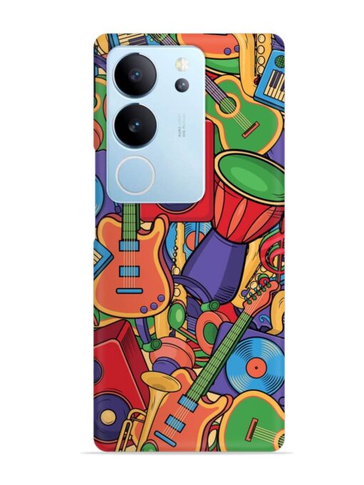 Colorful Music Art Snap Case for Vivo V29 (5G)