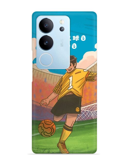 Soccer Kick Snap Case for Vivo V29 (5G) Zapvi