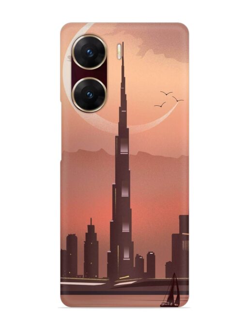 Landmark Burj Khalifa Snap Case for Vivo V29E (5G) Zapvi