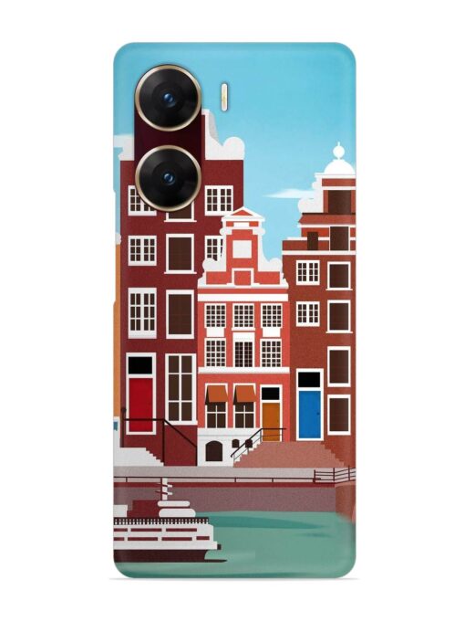 Scenery Architecture Amsterdam Landscape Snap Case for Vivo V29E (5G) Zapvi