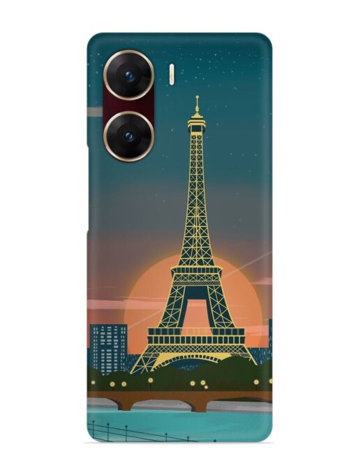 Scenery Architecture France Paris Snap Case for Vivo V29E (5G) Zapvi