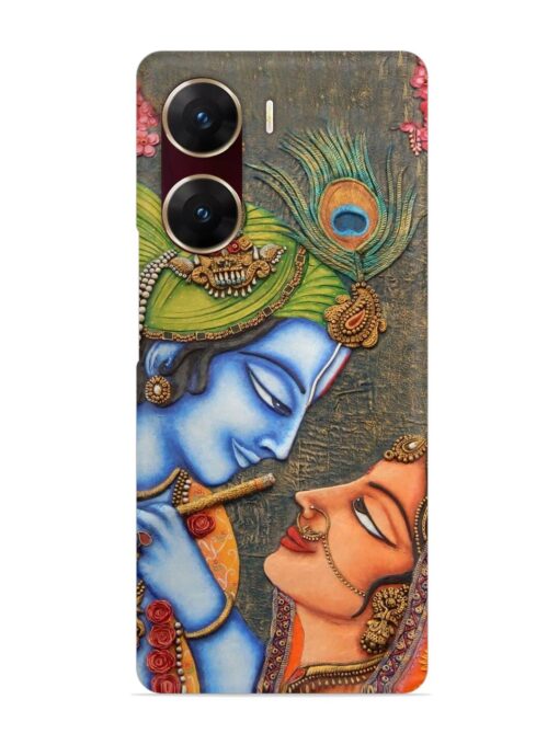 Lord Radha Krishna Flute Art Snap Case for Vivo V29E (5G) Zapvi