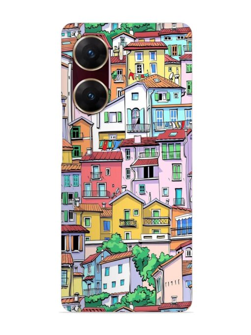 Europe Old Town Snap Case for Vivo V29E (5G) Zapvi