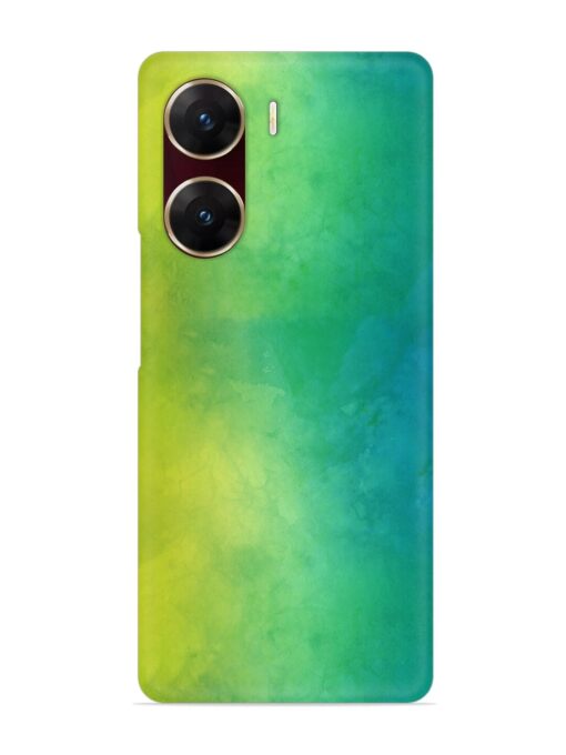 Yellow Green Gradient Snap Case for Vivo V29E (5G) Zapvi