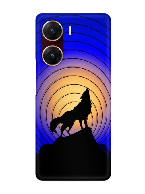 Fox Roaring Design Snap Case for Vivo V29E (5G) Zapvi