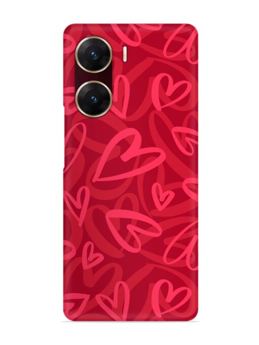 Seamless Romantic Pattern Snap Case for Vivo V29E (5G) Zapvi