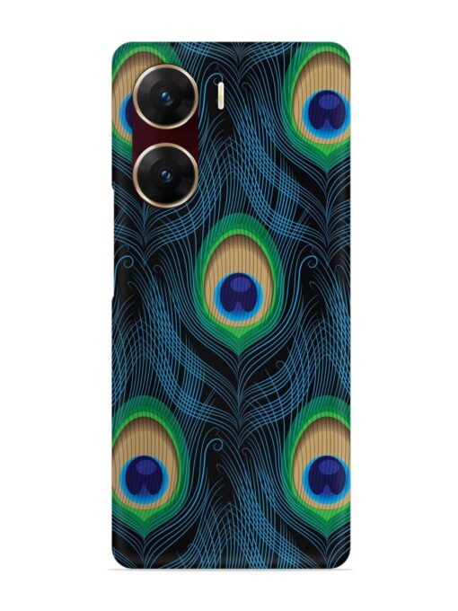 Seamless Pattern Peacock Snap Case for Vivo V29E (5G) Zapvi