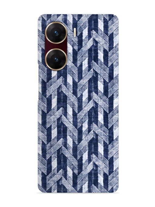 Abstract Herringbone Motif Snap Case for Vivo V29E (5G) Zapvi