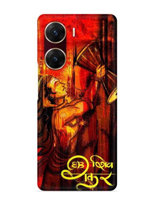 Illustration Lord Shiva Snap Case for Vivo V29E (5G) Zapvi