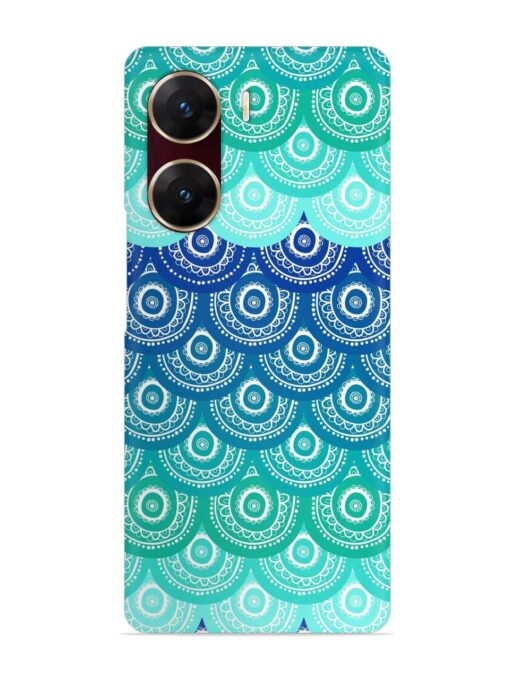 Ethnic Seamless Pattern Snap Case for Vivo V29E (5G) Zapvi