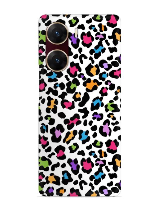 Seamless Leopard Pattern Snap Case for Vivo V29E (5G) Zapvi