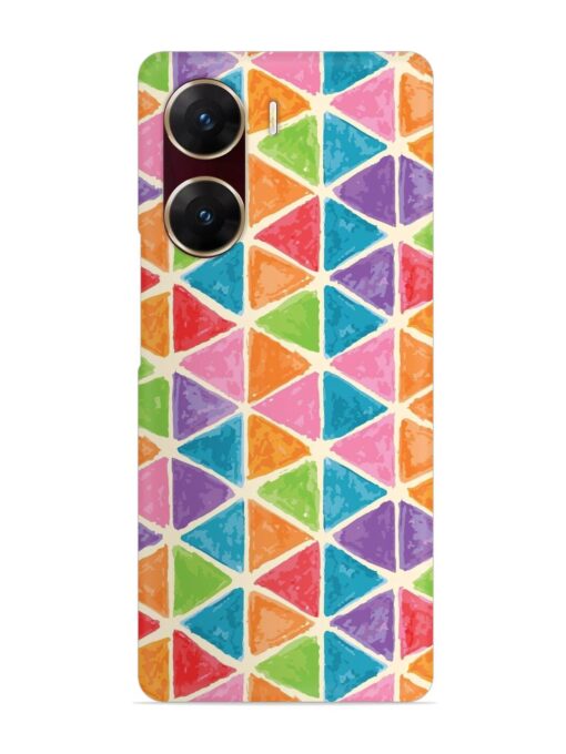 Seamless Colorful Isometric Snap Case for Vivo V29E (5G) Zapvi