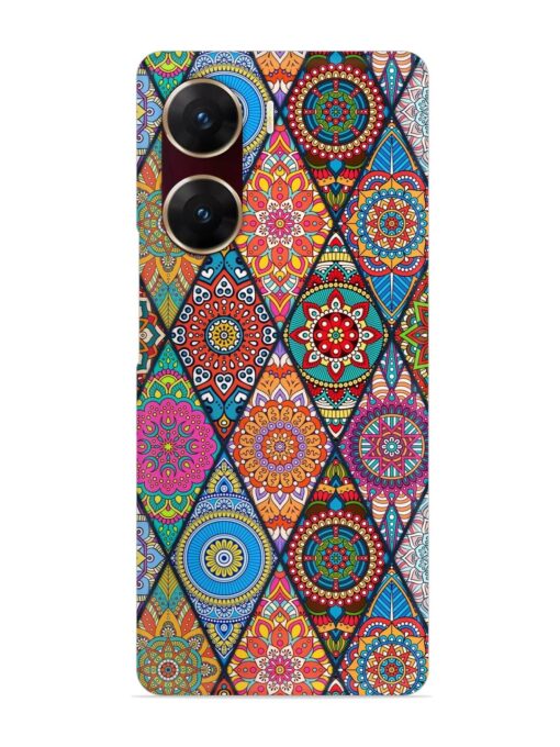 Seamless Tile Pattern Snap Case for Vivo V29E (5G) Zapvi