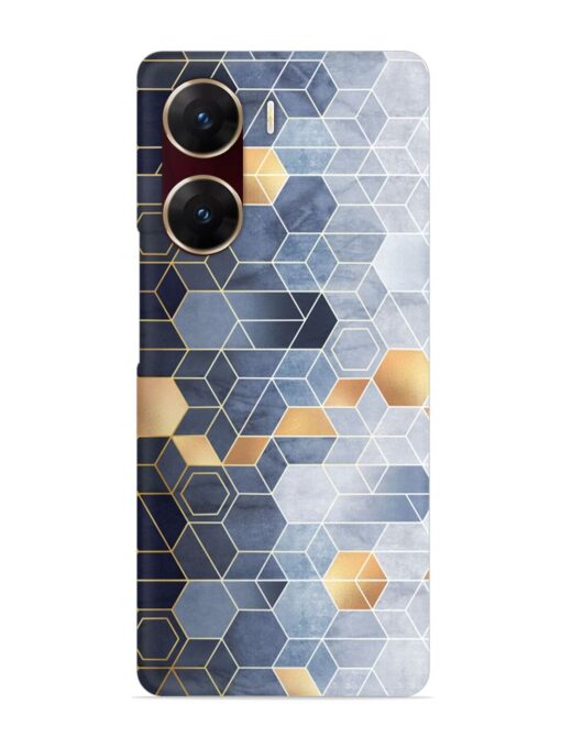 Geometric Abstraction Hexagons Snap Case for Vivo V29E (5G) Zapvi