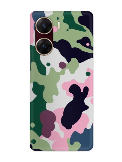 Seamless Funky Camouflage Snap Case for Vivo V29E (5G) Zapvi