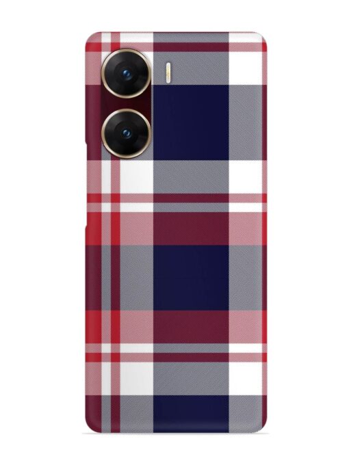 Classic Plaid Tartan Snap Case for Vivo V29E (5G) Zapvi