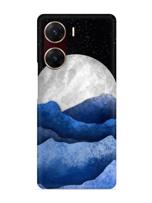 Full Moon Mountain Vector Snap Case for Vivo V29E (5G)