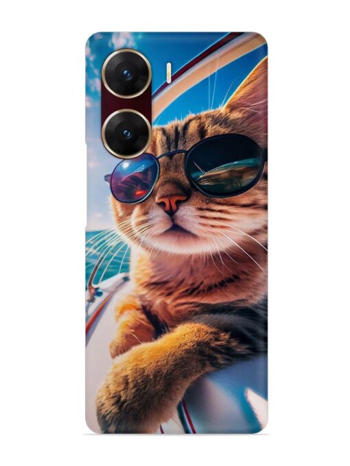 Cat In Style Snap Case for Vivo V29E (5G) Zapvi