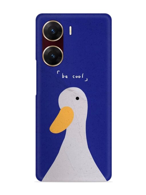 Be Cool Duck Snap Case for Vivo V29E (5G) Zapvi