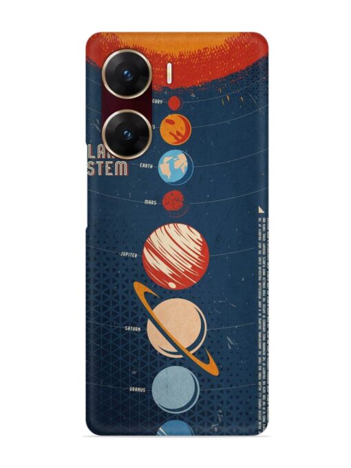 Solar System Vector Snap Case for Vivo V29E (5G) Zapvi