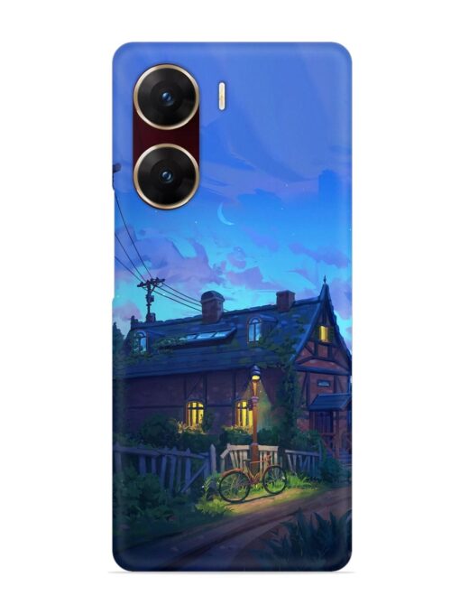 Beautiful Village House Snap Case for Vivo V29E (5G) Zapvi