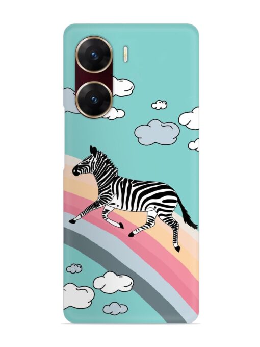 Running Zebra Snap Case for Vivo V29E (5G) Zapvi