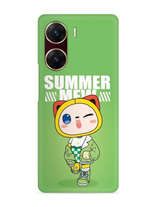 Summer Mew Snap Case for Vivo V29E (5G) Zapvi