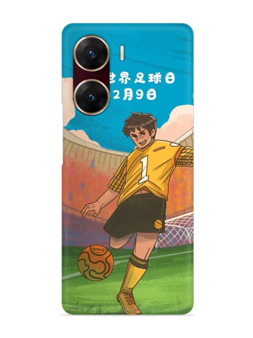 Soccer Kick Snap Case for Vivo V29E (5G) Zapvi