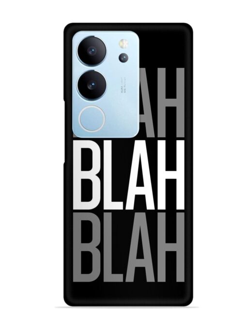 Blah Blah Blah Wallpaper Snap Case for Vivo V29 Pro (5G)