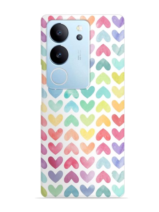 Seamless Colorful Watercolor Snap Case for Vivo V29 Pro (5G) Zapvi