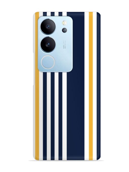 Seamless Stripe Pattern Snap Case for Vivo V29 Pro (5G)