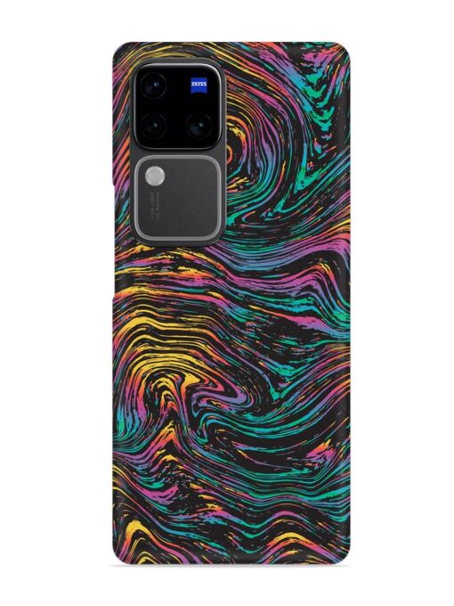 Abstract Liquid Colors Snap Case for Vivo V30 (5G) Zapvi