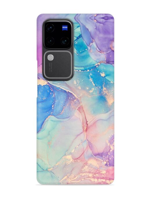 Alcohol Ink Colors Snap Case for Vivo V30 (5G) Zapvi