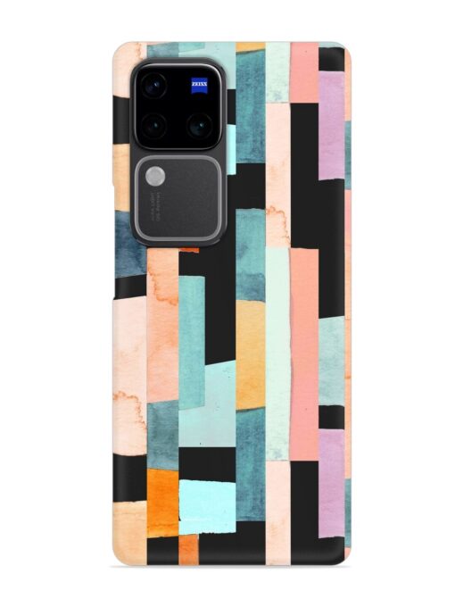 Geometric Seamless Pattern Snap Case for Vivo V30 (5G) Zapvi